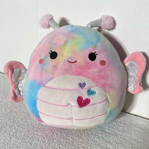 Squishmallows Multicolour Pastel Wren The Butterfly Plush Toy